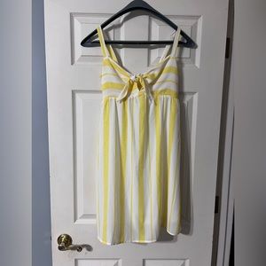 Maurice’s yellow striped dress